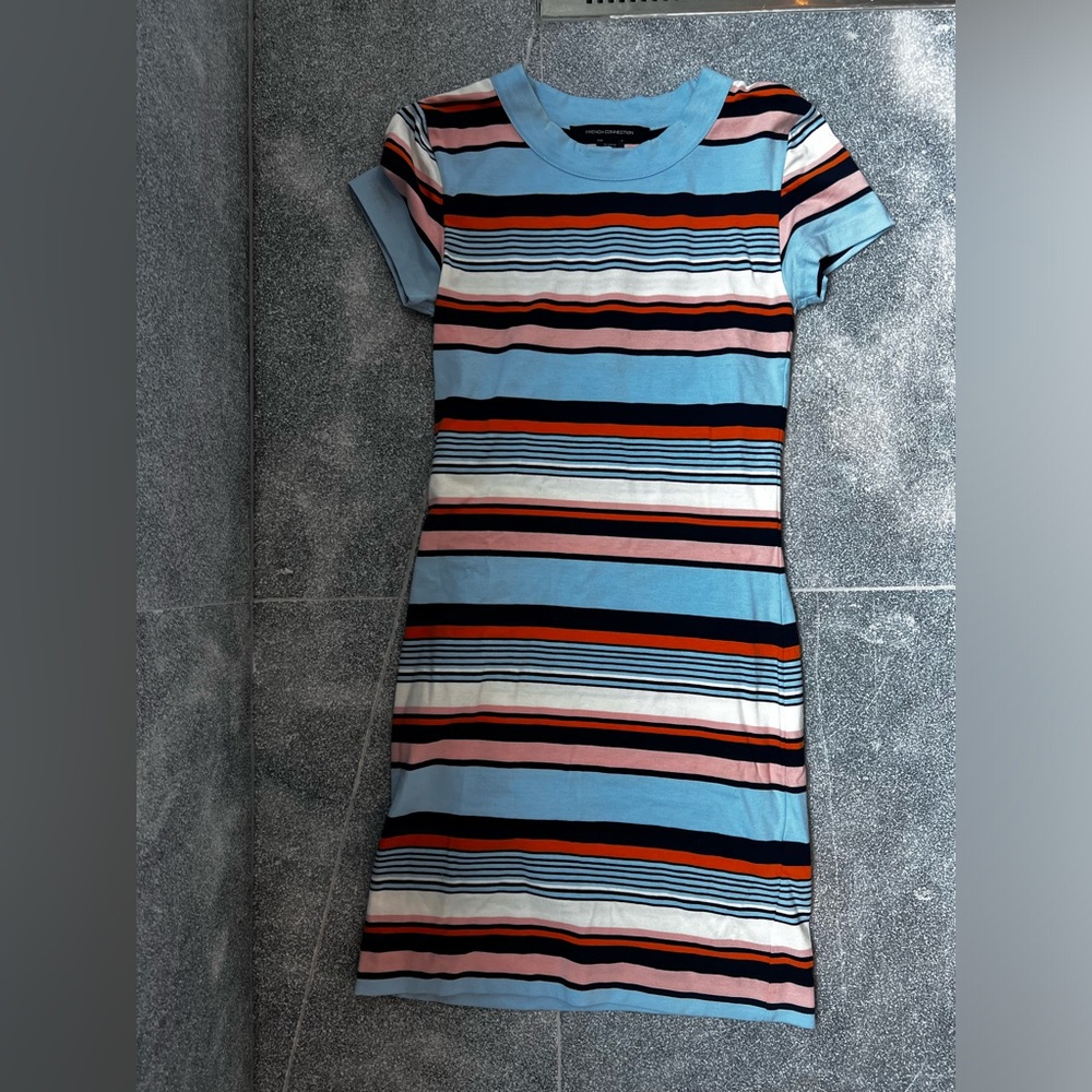 French Connection stripped Dress XXS